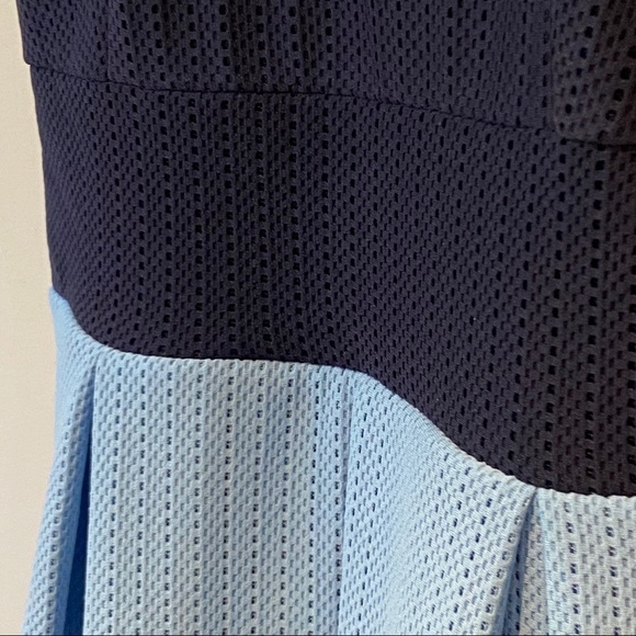 Two-Tone Blue Strappy Dress - Picture 3 of 5